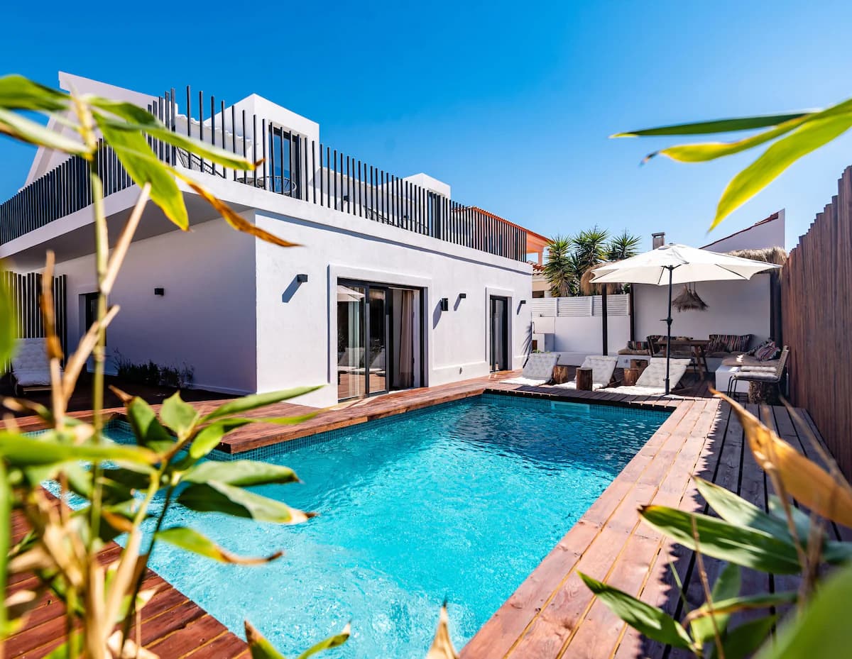 Vacation Home Private Pool aerial view Sines Porto Covo Alentejo