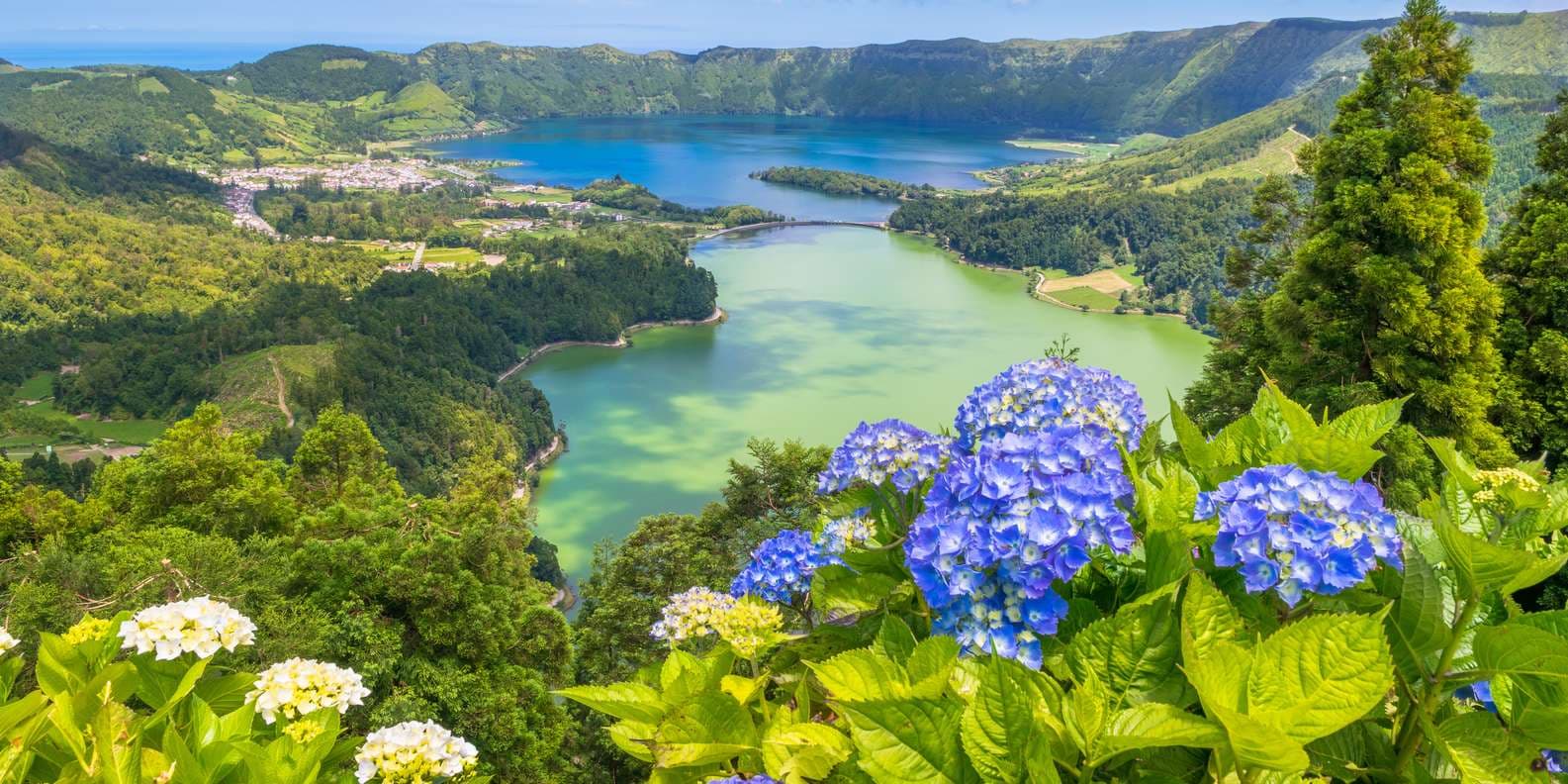 Azores volcanic islands Portugal