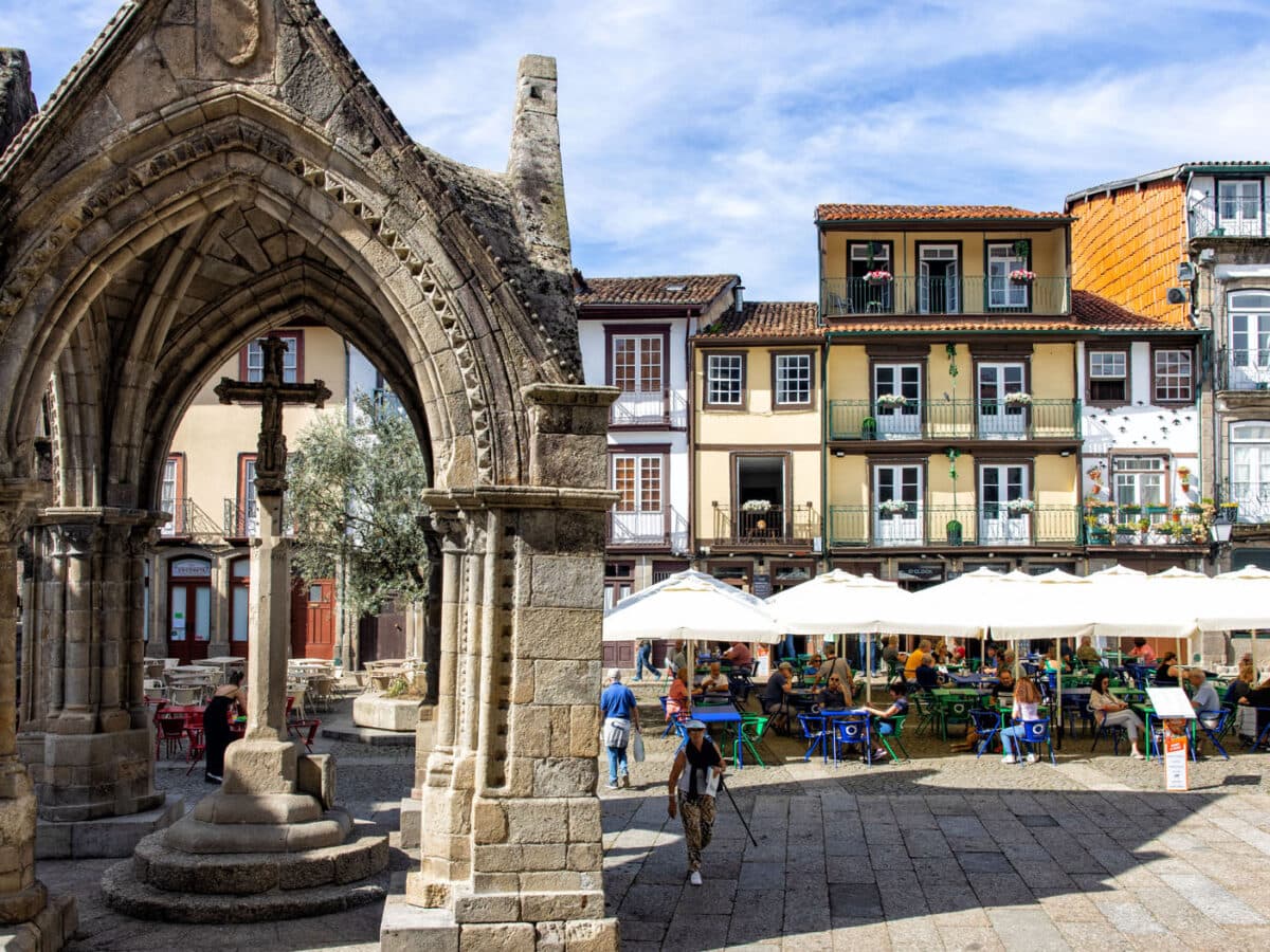 Guimarães — medieval castle historic centre birthplace of Portugal