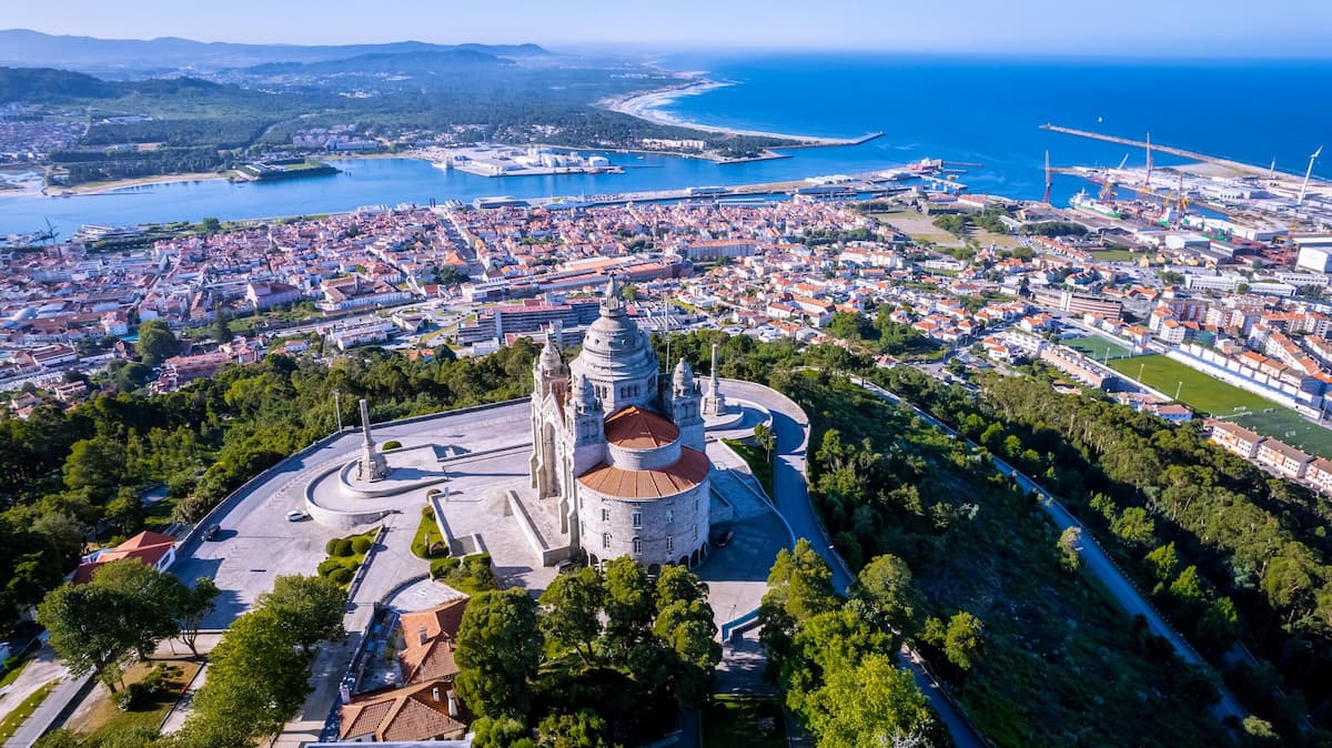 Viana do Castelo — Lima river Atlantic coast Minho Portugal
